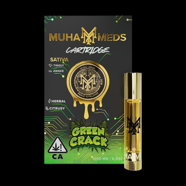 Muha med cart 1000MG Green Crack